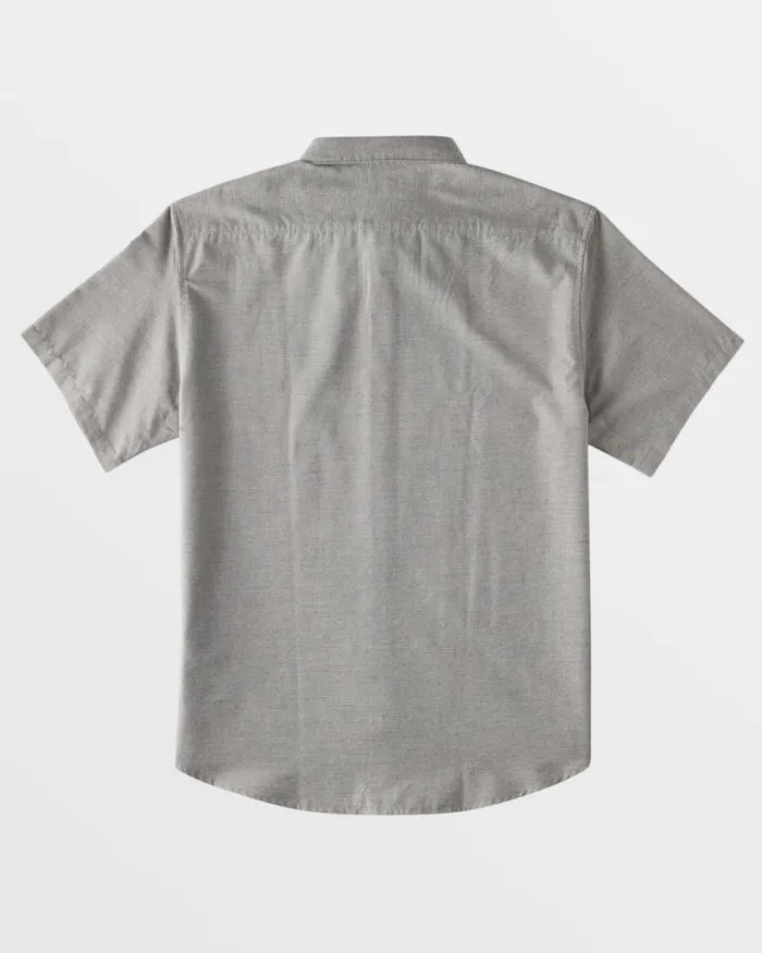 Billabong Shirts All Day Short Sleeve Shirt Light Grey 8211 Men Billabong Shirts All Day Short Sleeve Shirt Light Grey 8211 Men