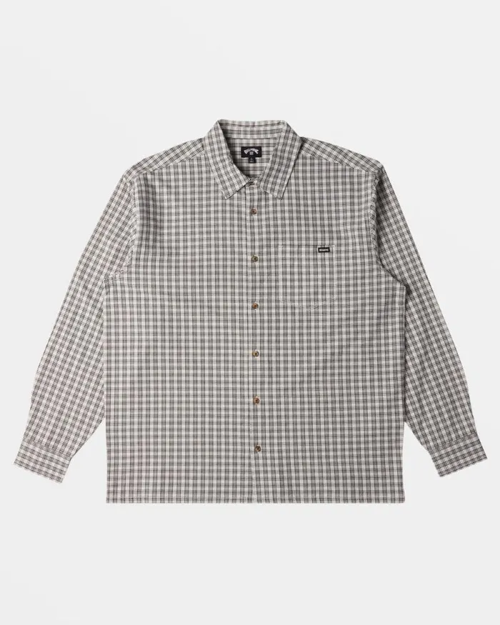 Billabong Shirts Mogul Long Sleeve Shirt Off White 8211 Men