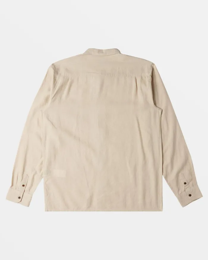 Billabong Shirts Ricardo Long Sleeve Shirt Stone 8211 Men