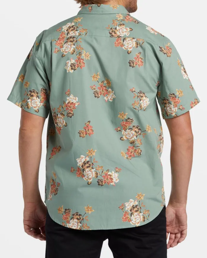 Billabong Shirts Sundays Mini Short Sleeve Shirt Sage 8211 Men Billabong Shirts Sundays Mini Short Sleeve Shirt Sage 8211 Men