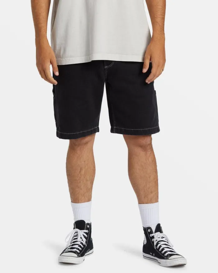 Billabong Shorts Bad Dog Immortal Workwear Denim Shorts Black 8211 Men