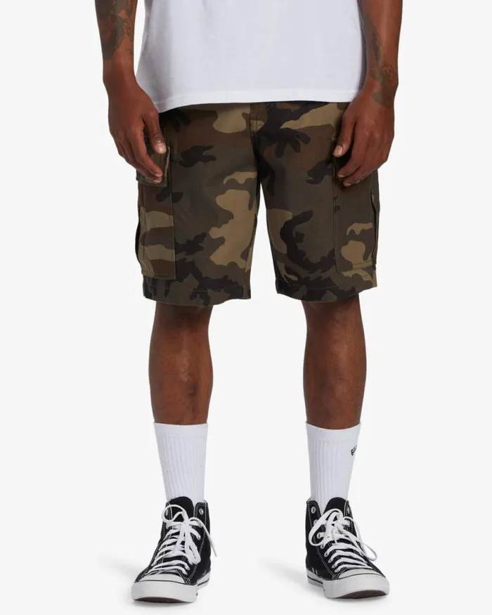 Billabong Shorts Combat Cargo Shorts Military Camo 8211 Men