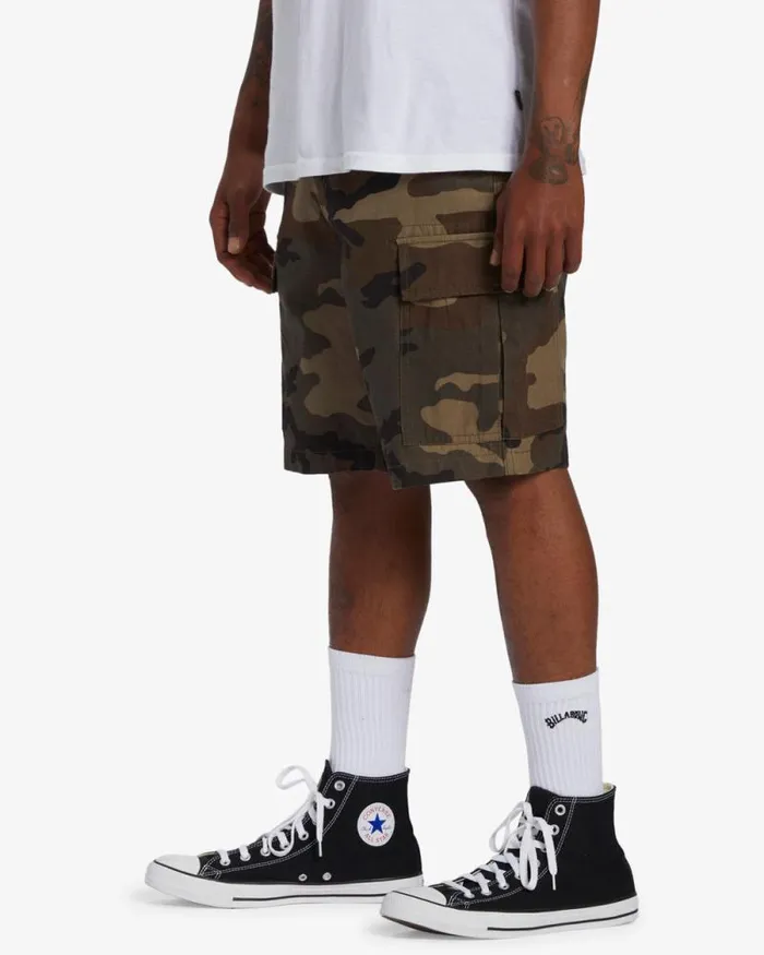 Billabong Shorts Combat Cargo Shorts Military Camo 8211 Men