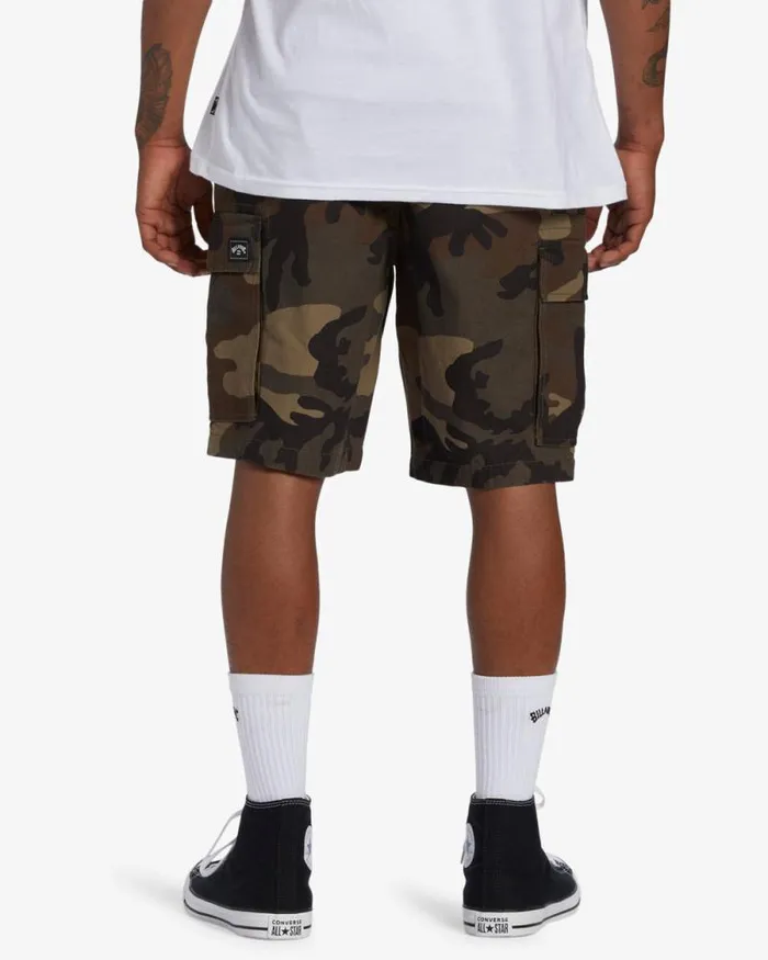 Billabong Shorts Combat Cargo Shorts Military Camo 8211 Men