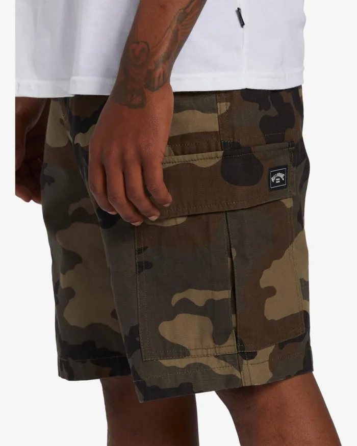 Billabong Shorts Combat Cargo Shorts Military Camo 8211 Men