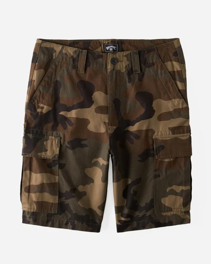 Billabong Shorts Combat Cargo Shorts Military Camo 8211 Men