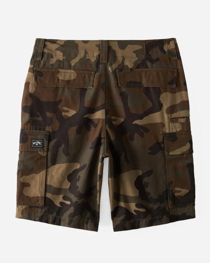 Billabong Shorts Combat Cargo Shorts Military Camo 8211 Men