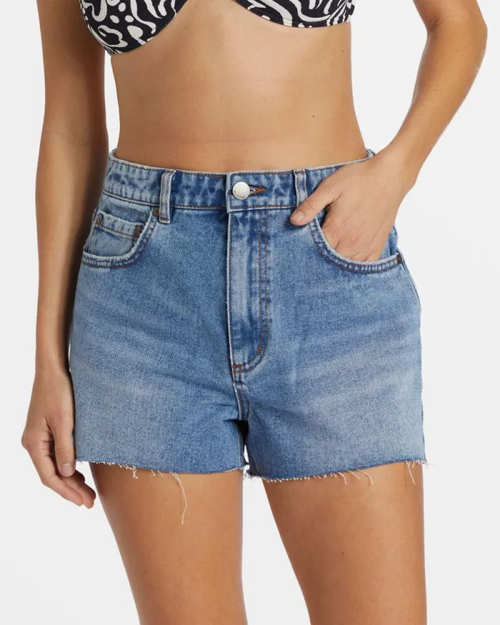 Billabong Shorts High Tides Denim Shorts Medium Surf Spray 8211 Women Billabong Shorts High Tides Denim Shorts Medium Surf Spray 8211 Women