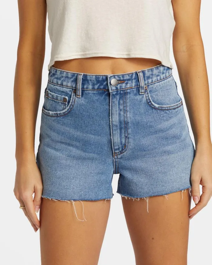 Billabong Shorts High Tides Denim Shorts Medium Surf Spray 8211 Women Billabong Shorts High Tides Denim Shorts Medium Surf Spray 8211 Women