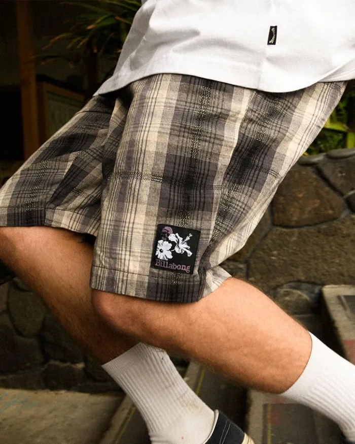 Billabong Shorts Larry Layback Jacquard Shorts Charcoal 8211 Men