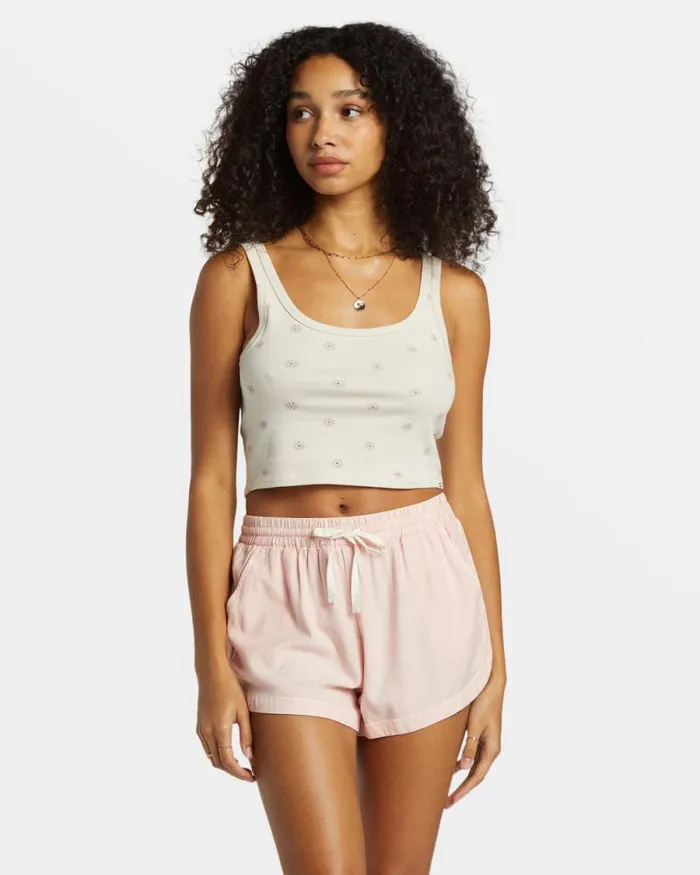 Billabong Shorts Road Trippin Elastic Waist Shorts Feelin Peachy 8211 Women