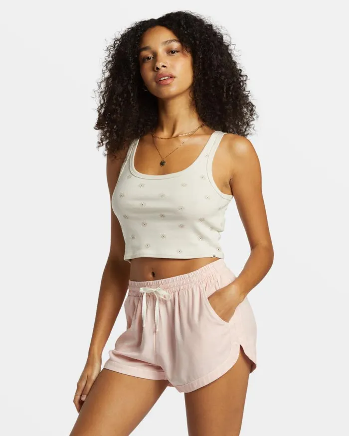 Billabong Shorts Road Trippin Elastic Waist Shorts Feelin Peachy 8211 Women Billabong Shorts Road Trippin Elastic Waist Shorts Feelin Peachy 8211 Women