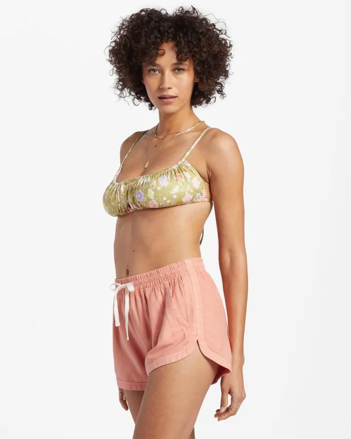 Billabong Shorts Road Trippin Elastic Waist Shorts Sweet Peach 8211 Women Billabong Shorts Road Trippin Elastic Waist Shorts Sweet Peach 8211 Women