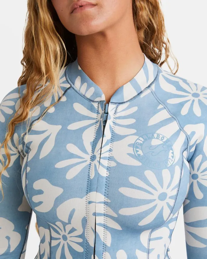 Billabong Springsuits 11mm Salty Dayz Lite Natural Upcycler Front Zip Long Sleeve Springsuit Blue Shadow 8211 Women Billabong Springsuits 11mm Salty Dayz Lite Natural Upcycler Front Zip Long Sleeve Springsuit Blue Shadow 8211 Women