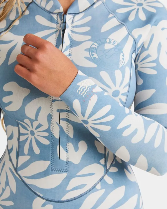 Billabong Springsuits 11mm Salty Dayz Lite Natural Upcycler Front Zip Long Sleeve Springsuit Blue Shadow 8211 Women Billabong Springsuits 11mm Salty Dayz Lite Natural Upcycler Front Zip Long Sleeve Springsuit Blue Shadow 8211 Women