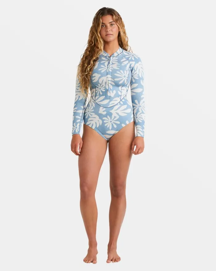 Billabong Springsuits 11mm Salty Dayz Lite Natural Upcycler Front Zip Long Sleeve Springsuit Blue Shadow 8211 Women Billabong Springsuits 11mm Salty Dayz Lite Natural Upcycler Front Zip Long Sleeve Springsuit Blue Shadow 8211 Women