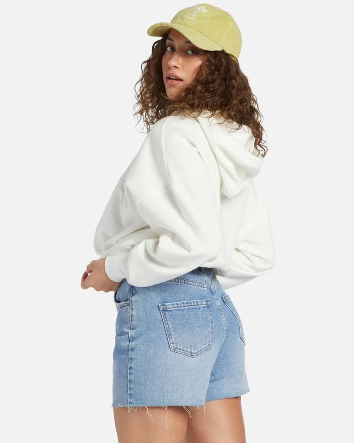 Billabong Sweatshirts and Fleece All Time Fleece Pullover Sweatshirt Salt Crystal 8211 Women