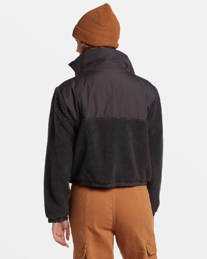 Billabong Sweatshirts and Fleece Lost Trails Jacket Black Sands 8211 Women