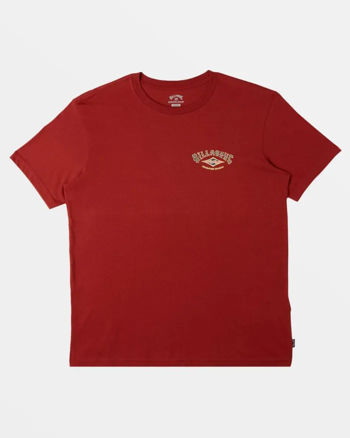 Billabong TShirts Arch TShirt Sangria 8211 Men Billabong TShirts Arch TShirt Sangria 8211 Men