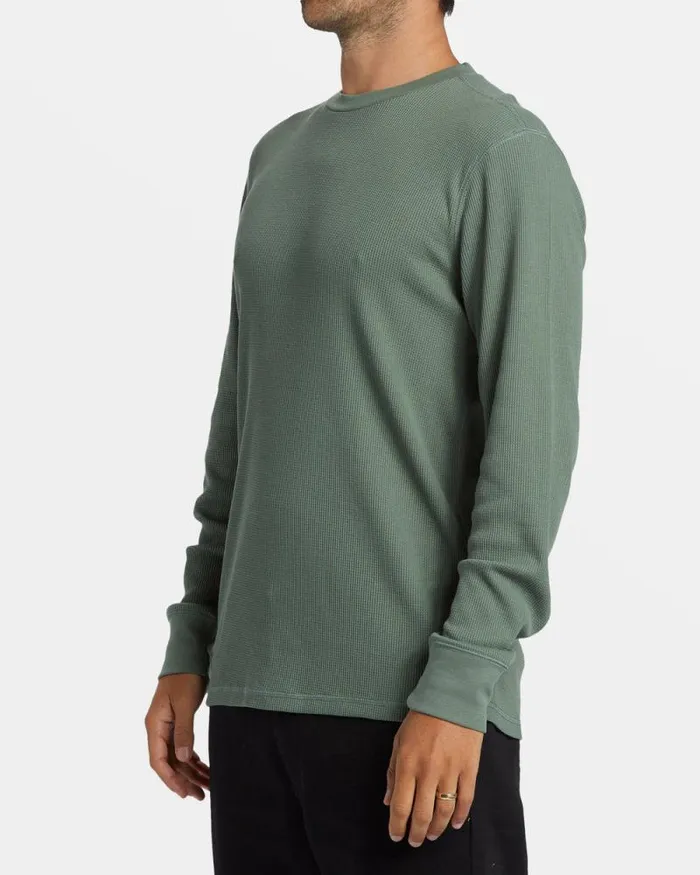 Billabong TShirts Essential Long Sleeve Thermal Top Fern 8211 Men
