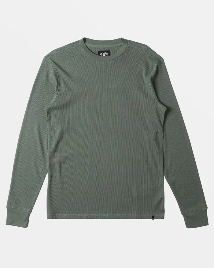 Billabong TShirts Essential Long Sleeve Thermal Top Fern 8211 Men