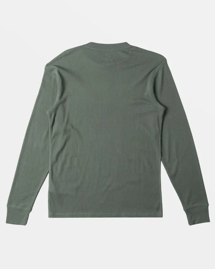 Billabong TShirts Essential Long Sleeve Thermal Top Fern 8211 Men