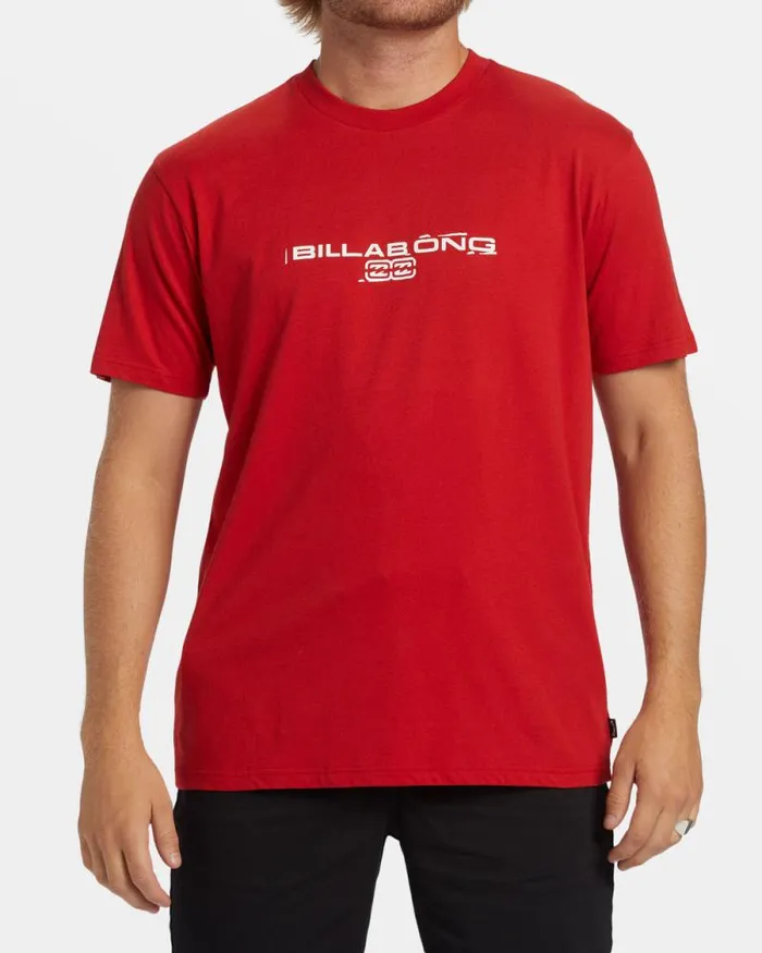 Billabong TShirts Nuclear TShirt Red 8211 Men Billabong TShirts Nuclear TShirt Red 8211 Men