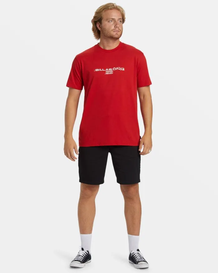 Billabong TShirts Nuclear TShirt Red 8211 Men Billabong TShirts Nuclear TShirt Red 8211 Men