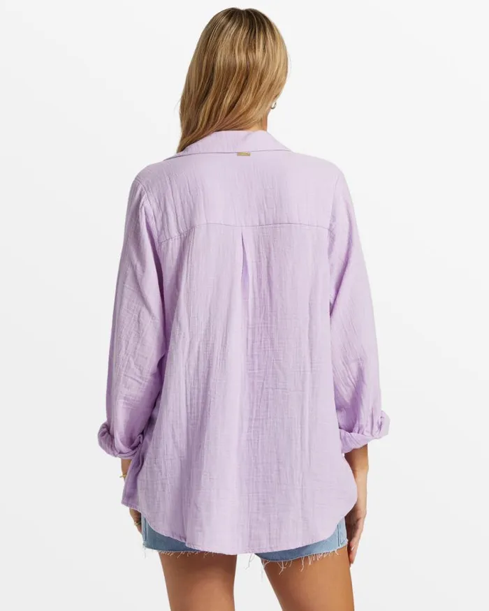 Billabong Tops Swell Shirt Shirt Tulip 8211 Women Billabong Tops Swell Shirt Shirt Tulip 8211 Women