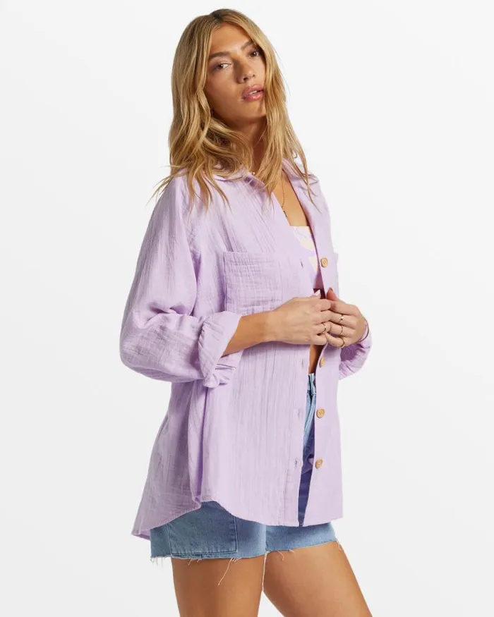 Billabong Tops Swell Shirt Shirt Tulip 8211 Women Billabong Tops Swell Shirt Shirt Tulip 8211 Women