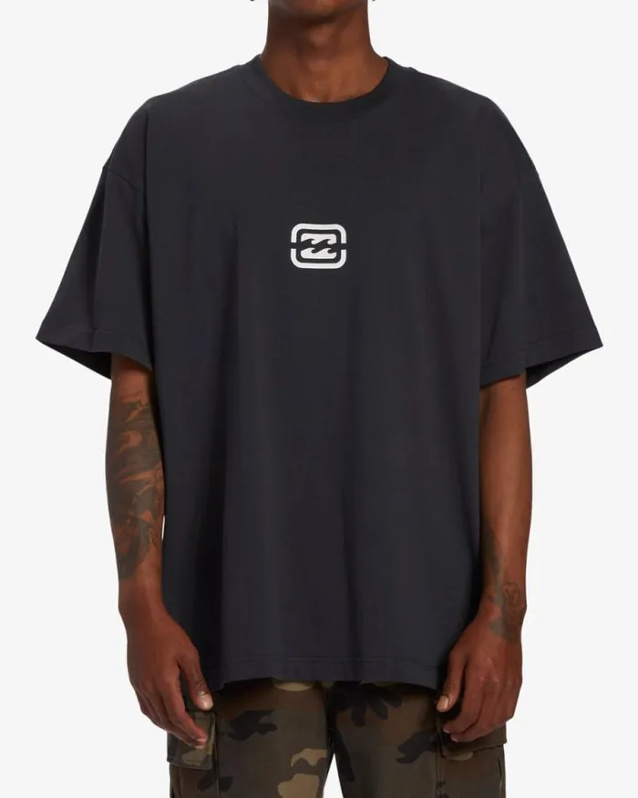 Billabong Wave Washed Essentials Bracket Wave OG TShirt Washed Black 8211 Men Billabong Wave Washed Essentials Bracket Wave OG TShirt Washed Black 8211 Men