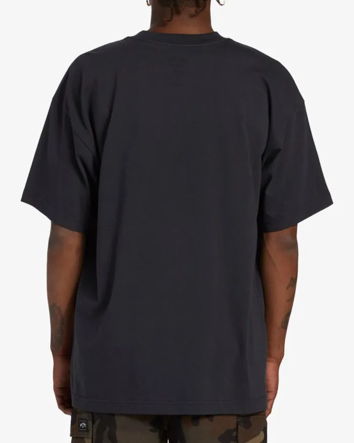 Billabong Wave Washed Essentials Bracket Wave OG TShirt Washed Black 8211 Men Billabong Wave Washed Essentials Bracket Wave OG TShirt Washed Black 8211 Men
