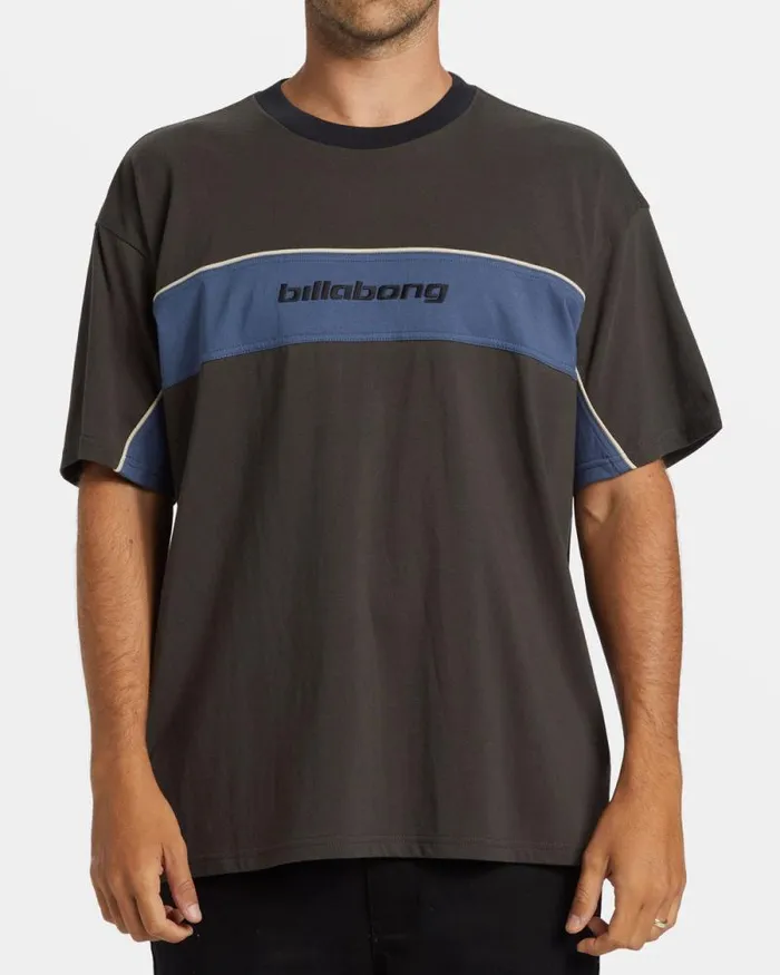 Billabong Wave Washed Essentials Precision Tshirt Raven 8211 Men Billabong Wave Washed Essentials Precision Tshirt Raven 8211 Men