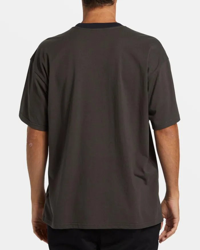 Billabong Wave Washed Essentials Precision Tshirt Raven 8211 Men Billabong Wave Washed Essentials Precision Tshirt Raven 8211 Men