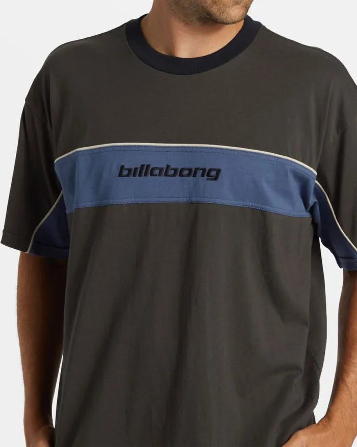 Billabong Wave Washed Essentials Precision Tshirt Raven 8211 Men Billabong Wave Washed Essentials Precision Tshirt Raven 8211 Men