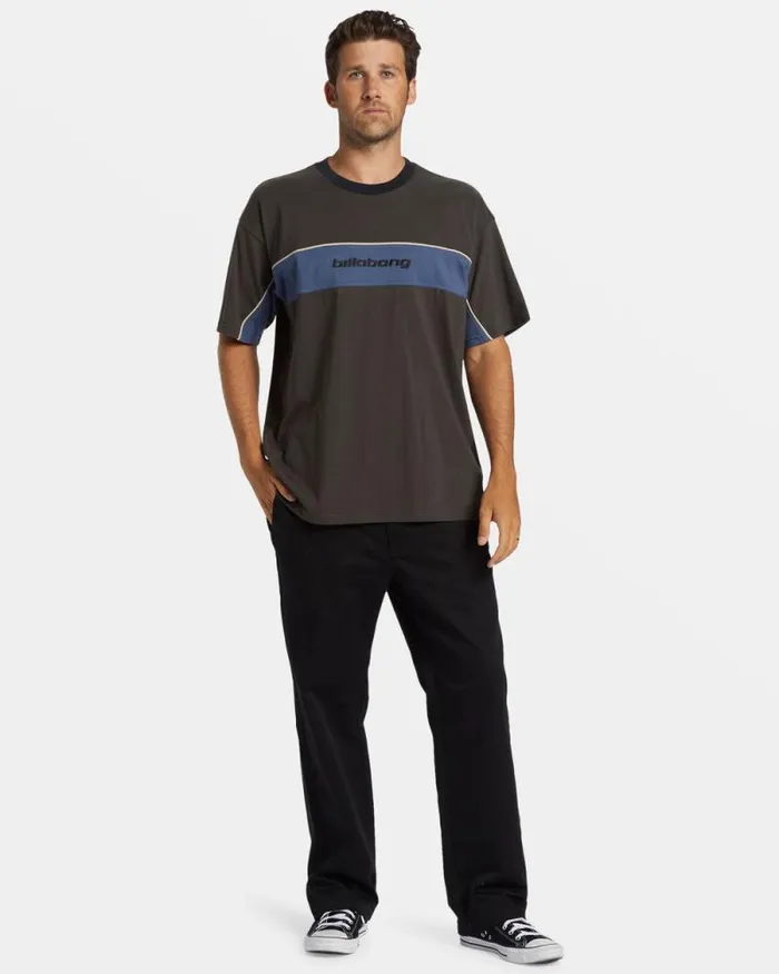 Billabong Wave Washed Essentials Precision Tshirt Raven 8211 Men Billabong Wave Washed Essentials Precision Tshirt Raven 8211 Men