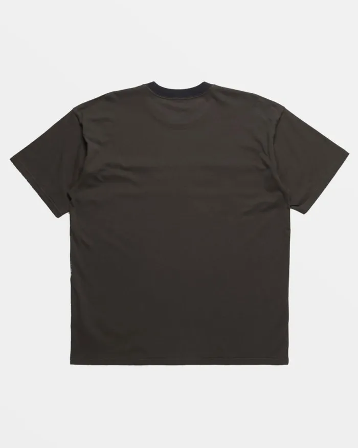 Billabong Wave Washed Essentials Precision Tshirt Raven 8211 Men Billabong Wave Washed Essentials Precision Tshirt Raven 8211 Men