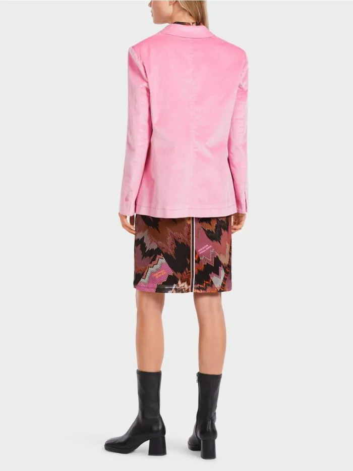 Blazer Damen Marc Cain Blazer Im Weichen Material Bright Orchid