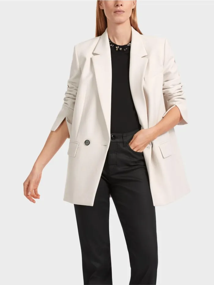 Blazer Damen Marc Cain Klassischer Blazer Smoke
