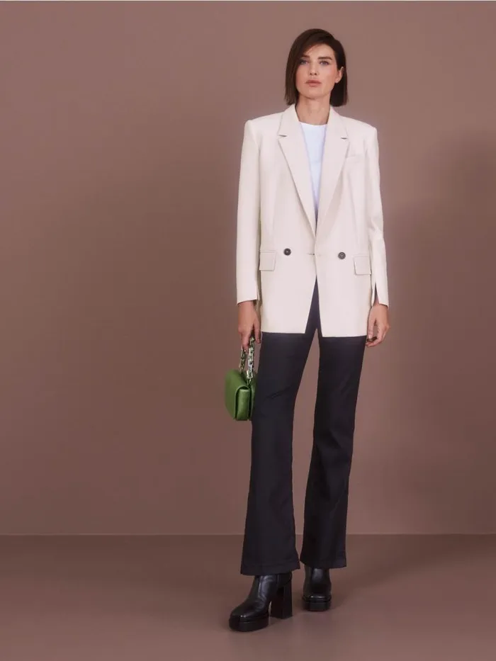 Blazer Damen Marc Cain Klassischer Blazer Smoke