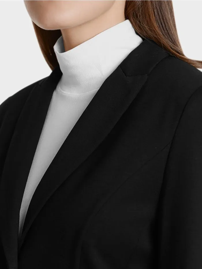 Blazer Damen Marc Cain Leichter Blazer Aus Feinem Jersey Black