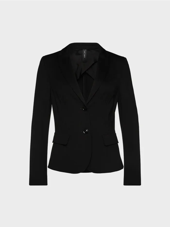 Blazer Damen Marc Cain Leichter Blazer Aus Feinem Jersey Black