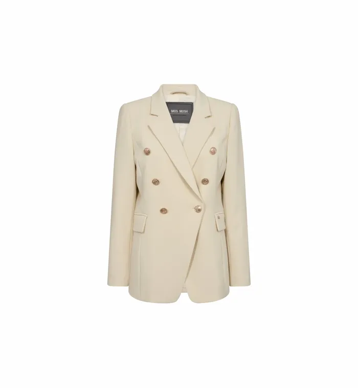 Blazers MOS MOSH Women MMBabeth Lunie Blazer Ecru Blazers MOS MOSH Women MMBabeth Lunie Blazer Ecru