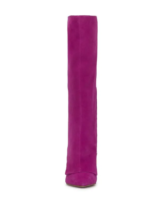 Boots and Booties Shoes Jessica Simpson Brykia Knee High Boot In Berry Blast