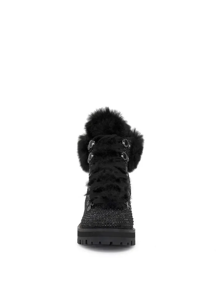 Boots and Booties Shoes Jessica Simpson Norina Combat Bootie In Black