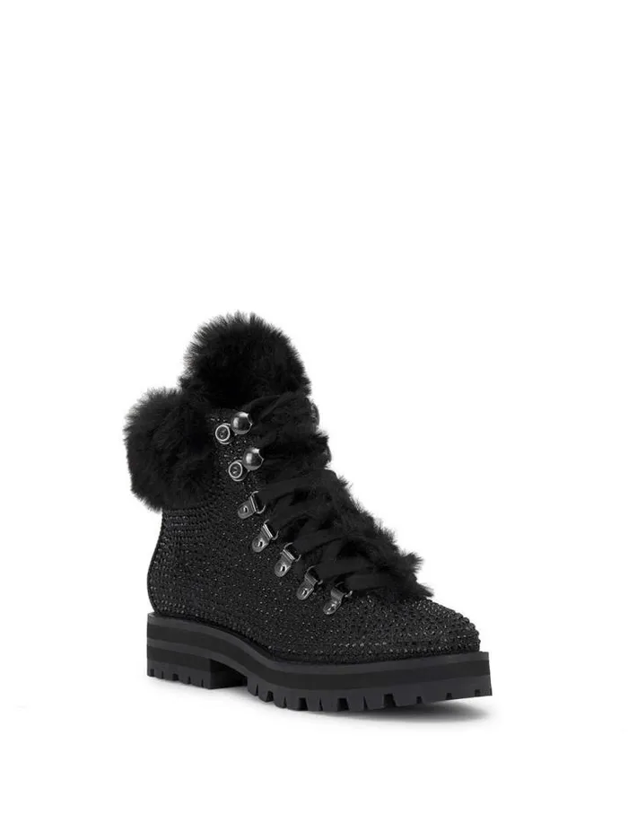 Boots and Booties Shoes Jessica Simpson Norina Combat Bootie In Black