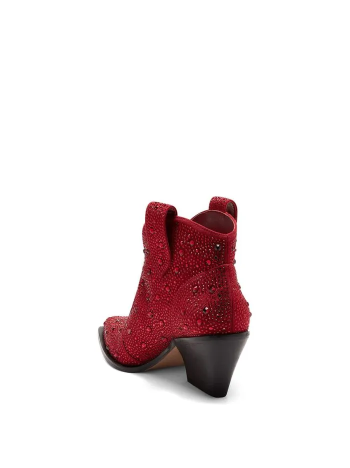 Boots and Booties Shoes Jessica Simpson Zadie Bootie In Red Crystal