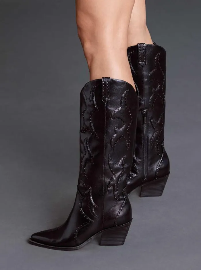 Boots and Booties Shoes Jessica Simpson Zaikes Western Boot In Black