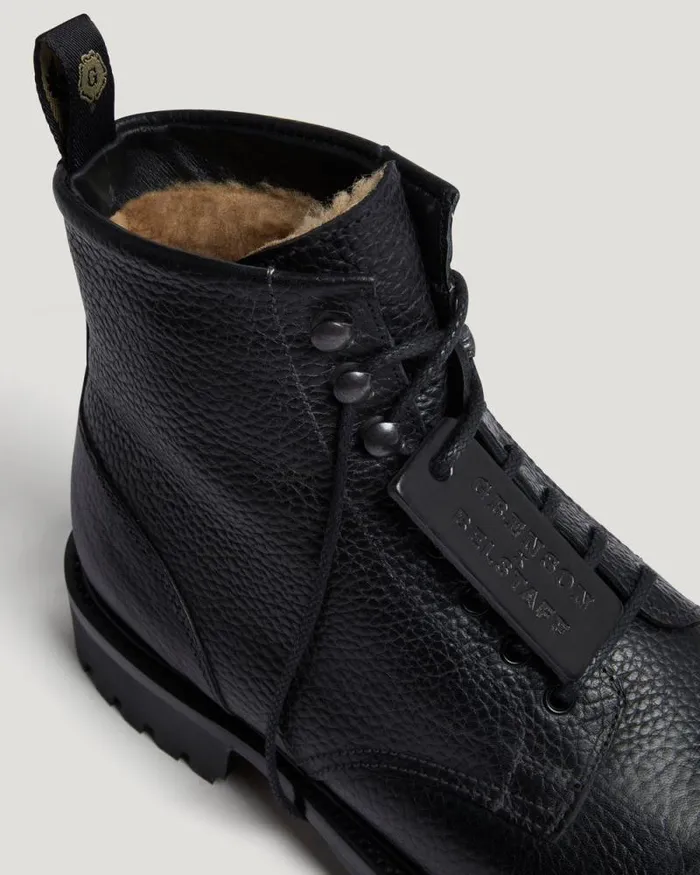 Boots Men Belstaff Belstaff X Grenson Service Boot No 3 Black Boots Men Belstaff Belstaff X Grenson Service Boot No 3 Black
