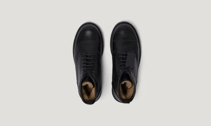 Boots Men Belstaff Belstaff X Grenson Service Boot No 3 Black Boots Men Belstaff Belstaff X Grenson Service Boot No 3 Black